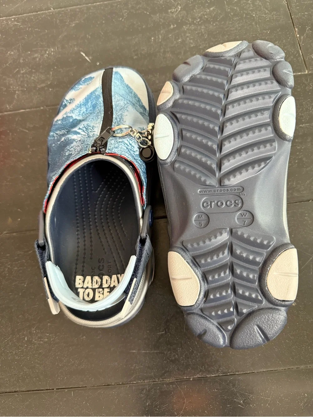 NWOT CROCS Busch Light x Crocs All-Terrain Clogs with Flashlight and Coozie